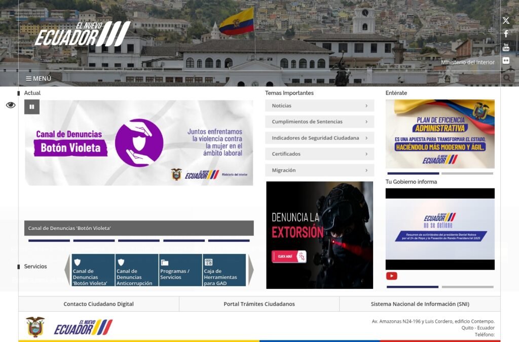 Opción 1: Portal del Ministerio del Interior